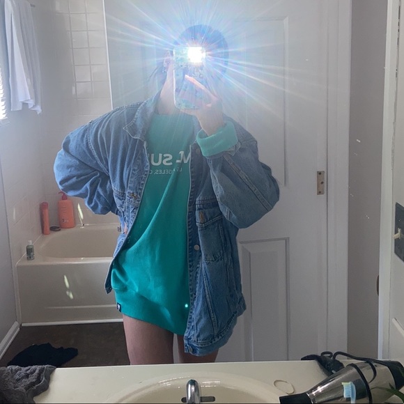 cute oversized denim jacket - Picture 5 of 5